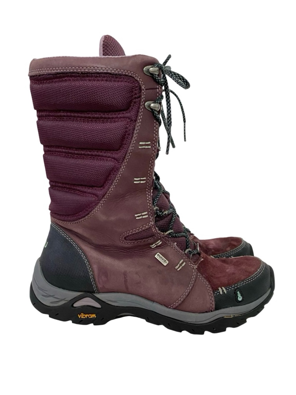 AHNU Boots Womens Size 8 Grade Purple High Northridge Wint Hiking Boot Vibrant